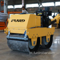 China 550Kg duplo cilindro vibratório pequeno rolo compactador de estrada FYLJ-S600C